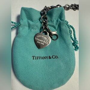 Vintage authentic Tiffany & Co Return to Tiffany silver bracelet